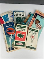 Vintage Road Maps Gulf Texaco others