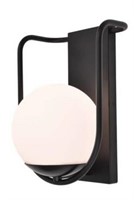 1-light Black Outdoor Smart Wifi Wall Light