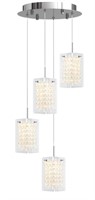 Artika Crystal Cube 17-watt Pendant Light