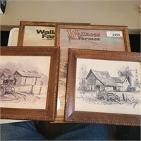 Framed Pictures - Wallace Farmer (1/9/71 &
