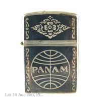 Pan Am Engraved Sterling Lighter