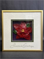 Bright Star Design Poinsettia Wall Decor