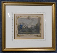 2 Thomas Spencer Equestrian Mezzotints