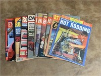 Large Selection of Vintage Car Magazines
