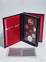 1986 Silver $1 Canada Proof Set Locomotive