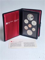 1983 Silver $1 Canada Proof Set Edmonton Games