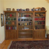 Beautiful 3 Piece Oak Bookcase