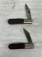 Barlow set of two pocket knives