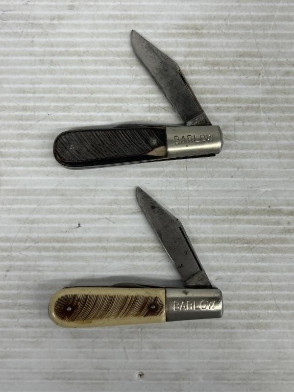 Barlow set of two pocket knives