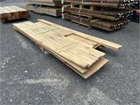 (150) LF Of Cedar Lumber Mixed Sizes