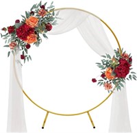 MEHOFOND 6.5ft Gold Arch Stand for Party