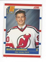 MARTIN BRODEUR 1990-91 SCORE HOCKEY ROOKIE #439