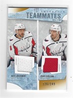 ALEX OVECHKIN/JOHN CARLSON TEAMMATES DUOS JERSEY