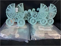 6 Pcs.Baby Carriage Ornaments