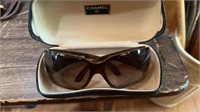 Channel sunglasses in case