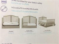 New Graco Solano 4 in 1 Convertible Crib w/Drawer