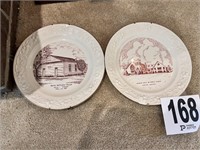 2 Methodist Church Plates(Den)