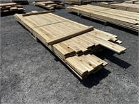 (600) LF Of Cedar Lumber Mixed Sizes