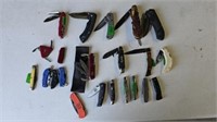 Lot of pocketknives