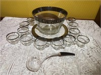 Vintage Punch Bowl Set