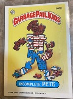 Garbage Pail Kids 149b - Incomplete Pete