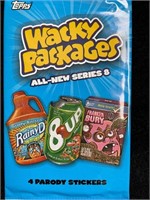 wacky packages series 8 collectors cards unopened