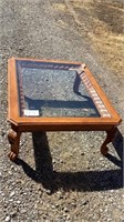 Coffee table with glass top measurements