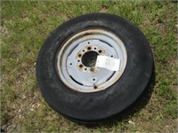 58) Tractor tire & rim 6.50 - 16