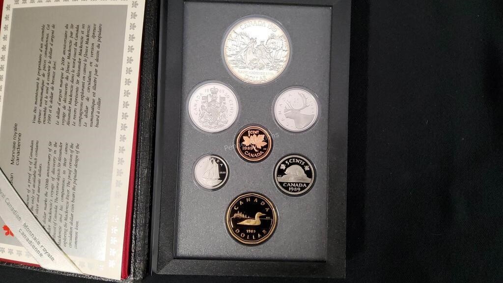 1989 Canadian Double Dollar Proof Sets