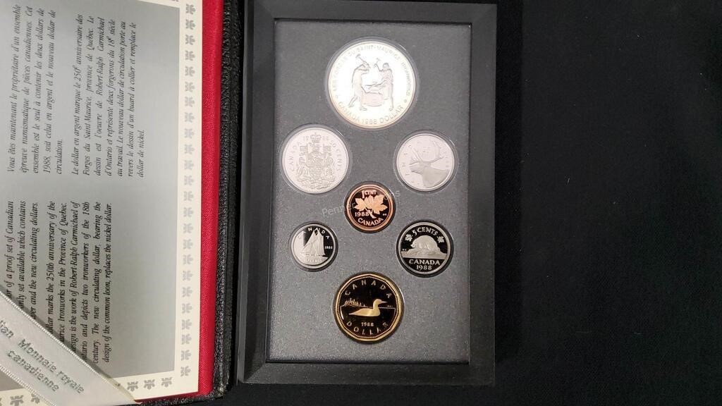 1988 Canadian Double Dollar Proof Sets