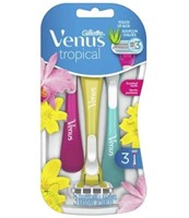 3-Pk Gillette Venus Tropical Women's Disposable