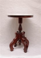 Set of  Round Marble Top Side  Tables