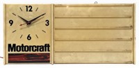 Vintage Ford Motorcraft Advertising Clock