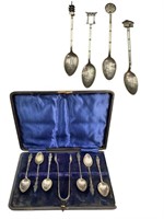 Bangkok Imported Spoon Set, Nikko Sterling Spoons