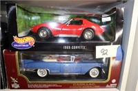 Die Cast Cars '69 Corvette & '58 Cadillac