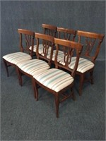 Uphosltered Carved Wood Dining Chairs