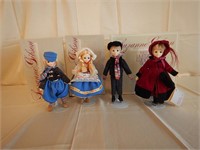 Four Suzanne Gibson dolls: