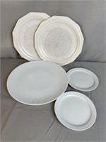 Assorted White Plates