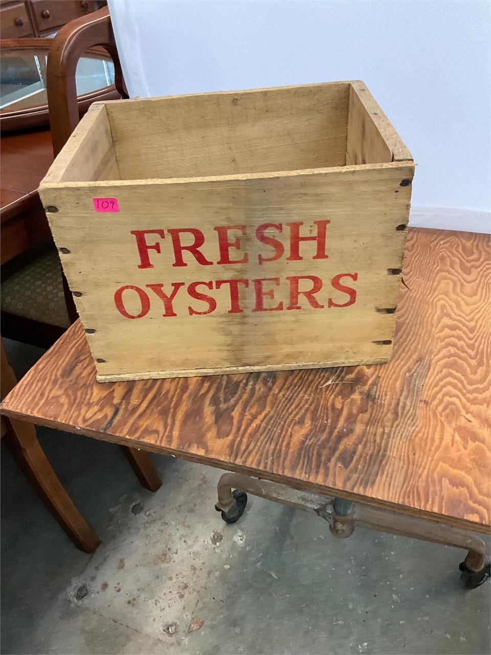 Bay Fisheries Co Baltimore Md Crate