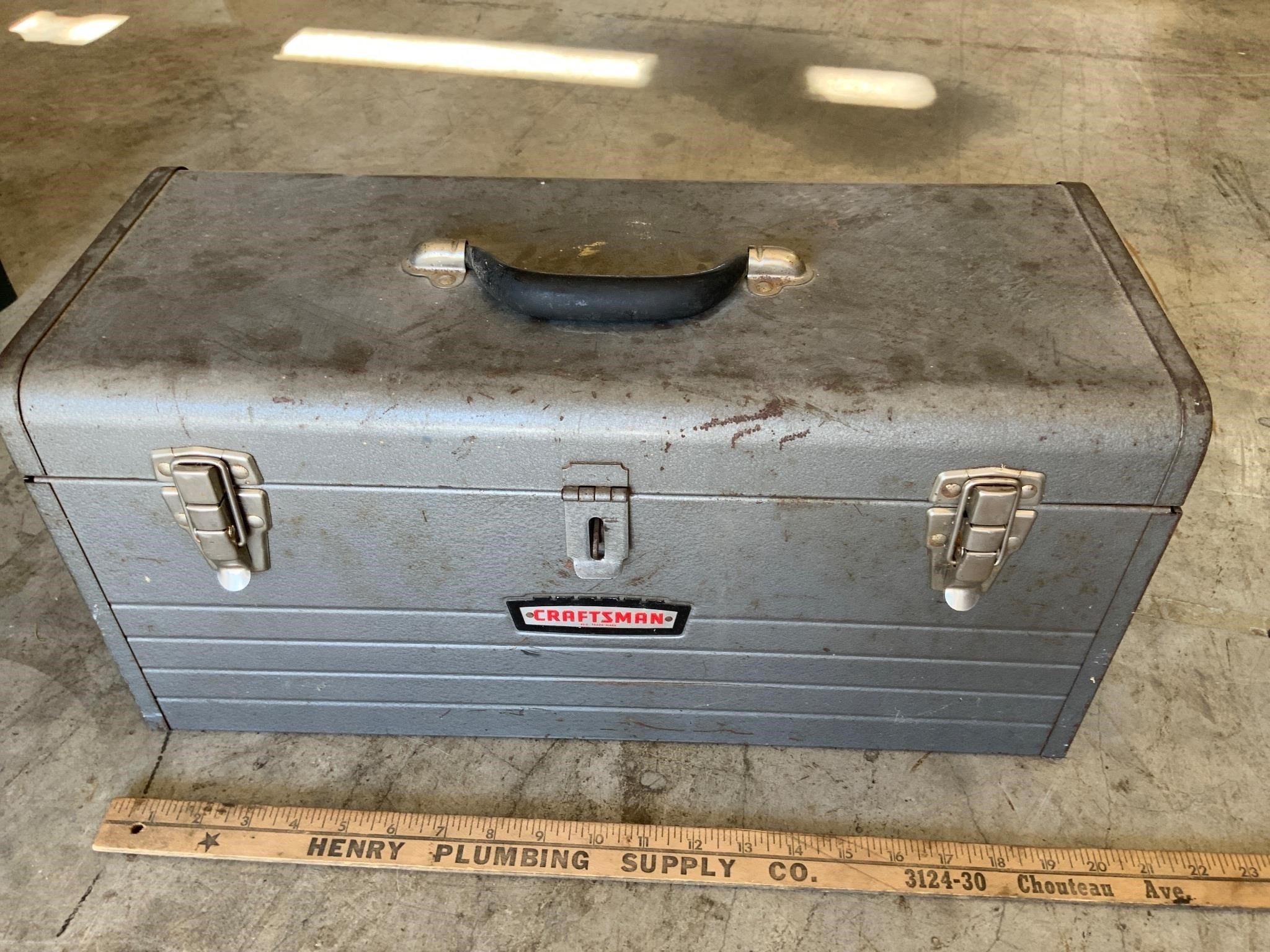 Craftsman metal tool box.