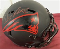 Collectible Signed Football Helmet, Patriots