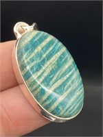 Rock, Crystal, Natural, Jewelry, Pendant, Sterling