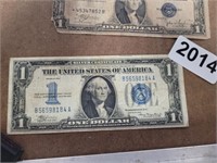 1934 BLUE SEAL $1 SILVER CERTIFICATE