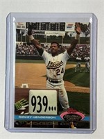 1991 Topps SC Members Only #939 Rickey Henderson!