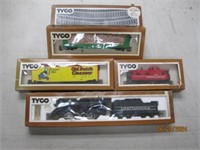 Lot of rare tyco engines and cars nib