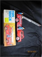 Friction fire engine Tinplate MF718 FIRE TRUCK