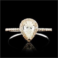 14K Gold 0.76ctw Diamond Ring