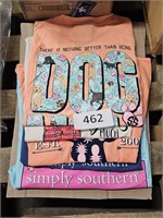 5- simply southern shirts asst size