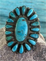 Turquoise Cluster Ring