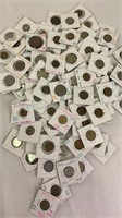 100 Assorted foreign coins
